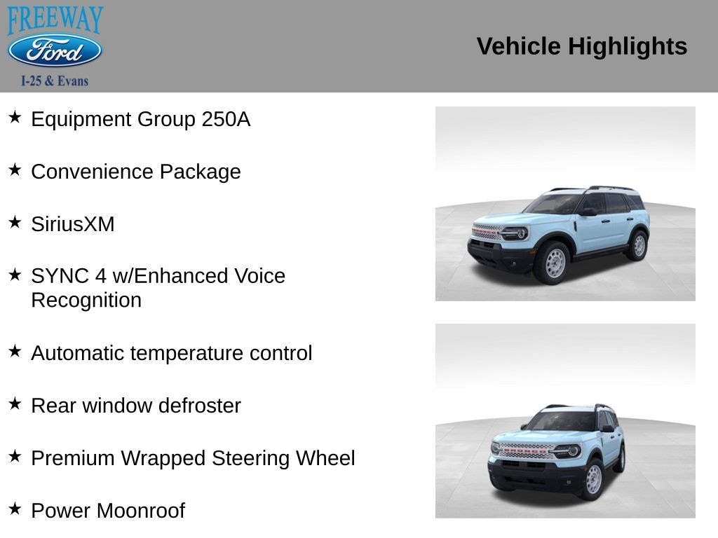 New 2025 Ford Bronco Sport Heritage SUV