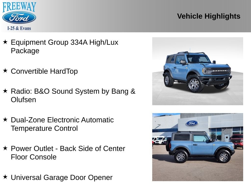 Used 2024 Ford Bronco Badlands SUV