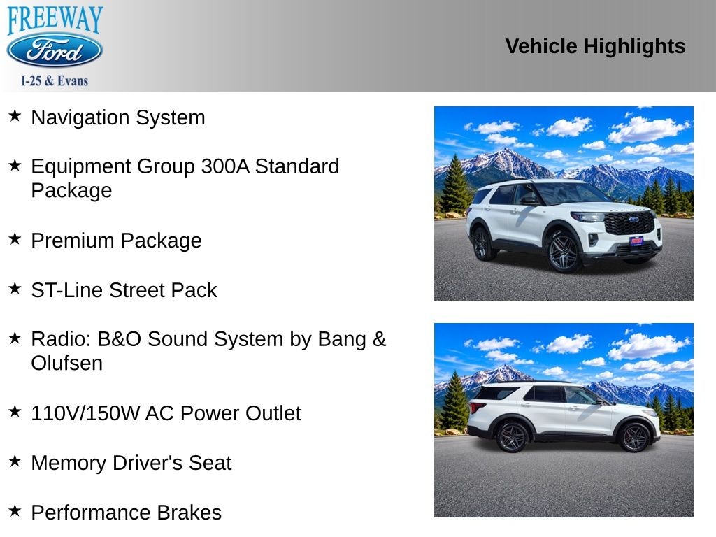 Used 2025 Ford Explorer ST-Line SUV