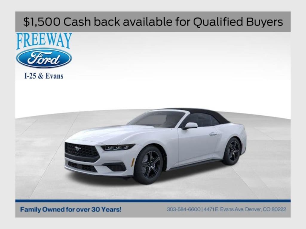 New 2025 Ford Mustang Ecoboost Convertible