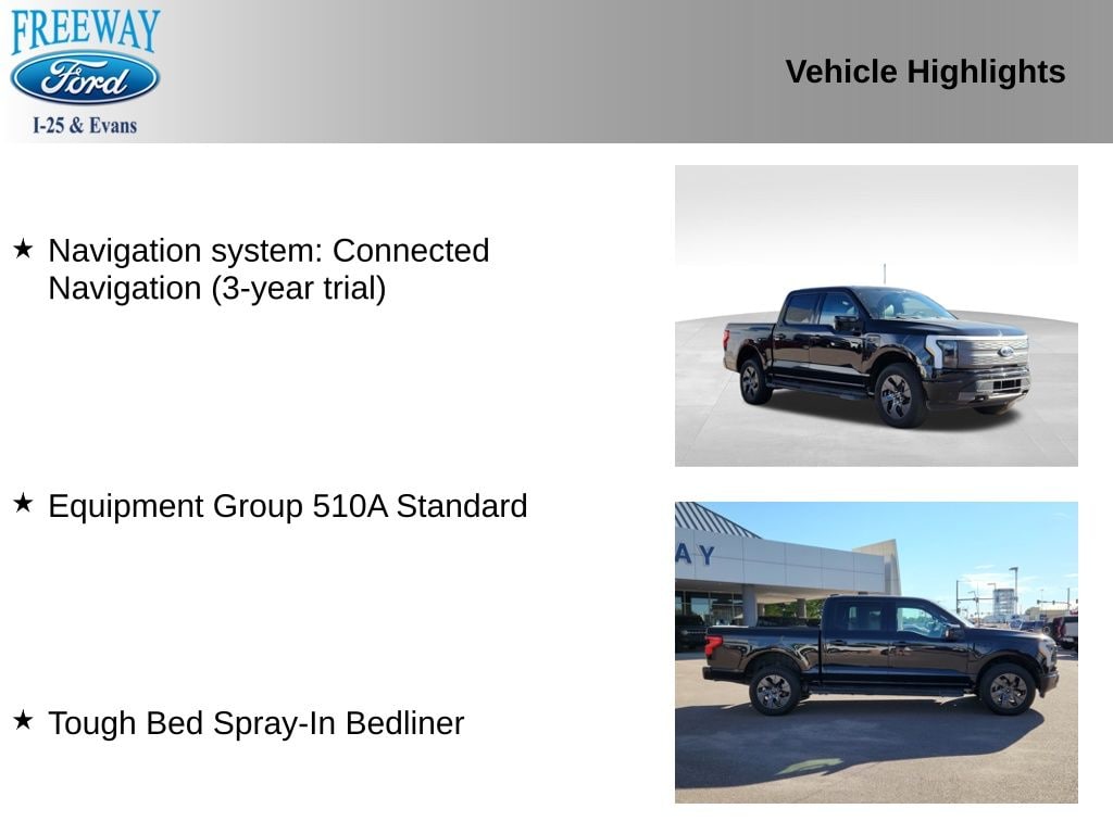 Used 2022 Ford F-150 Lightning Lariat with VIN 1FTVW1EL0NWG13902 for sale in Denver, CO