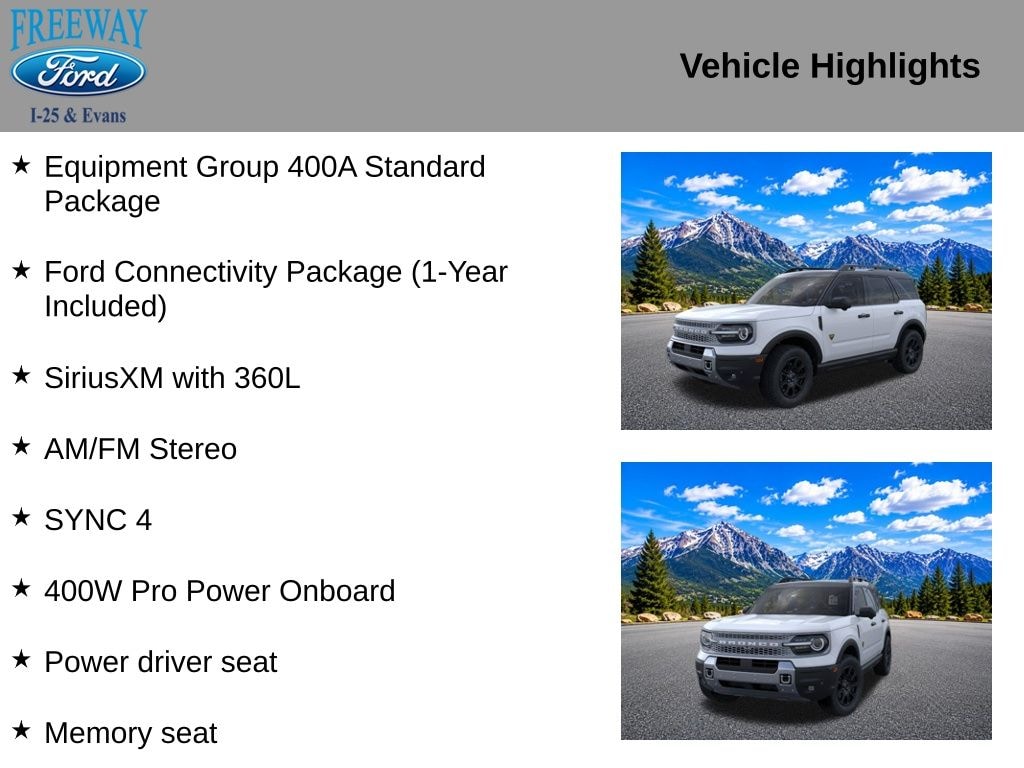 New 2026 Ford Bronco Sport Badlands SUV