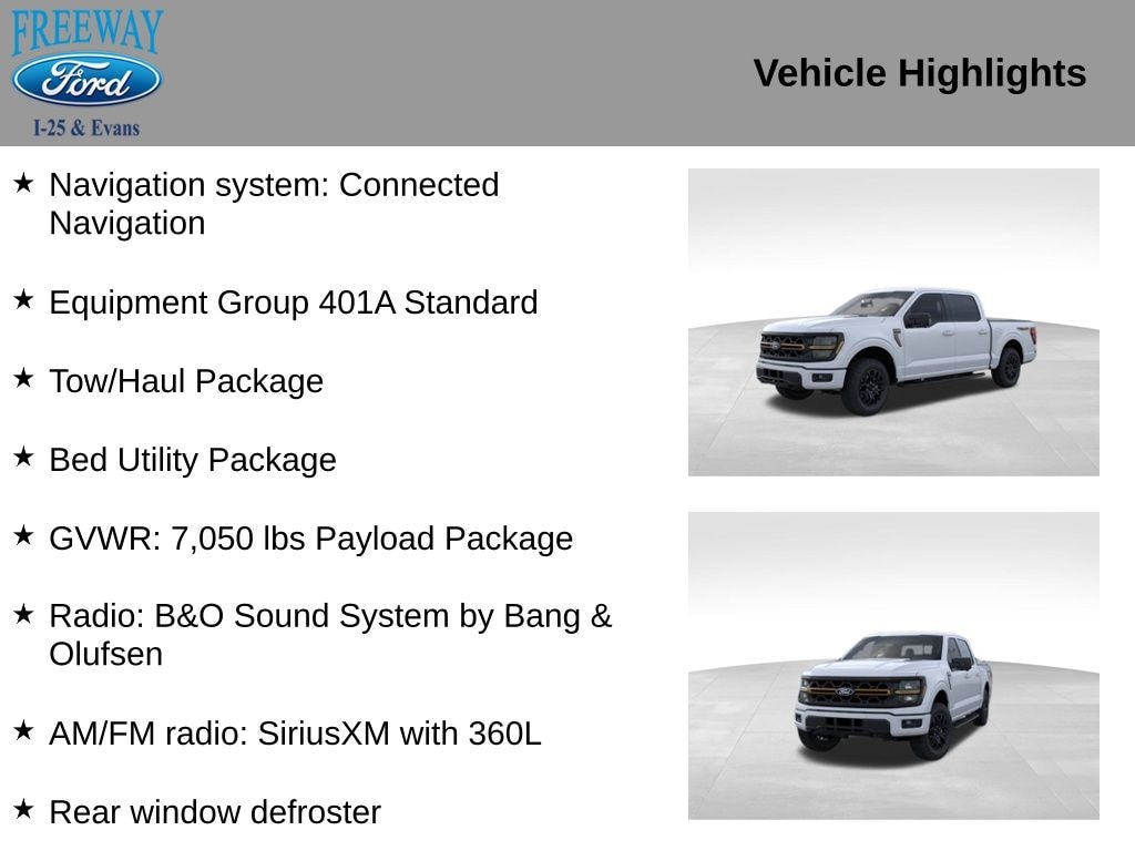 New 2025 Ford F-150 Tremor Truck