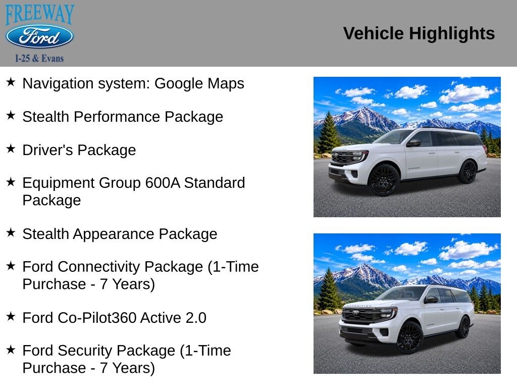 New 2027 Ford Expedition Max Platinum SUV