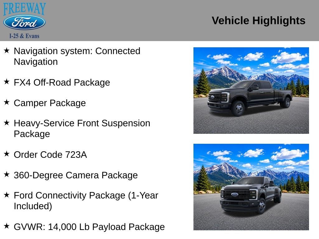 New 2026 Ford F-350SD Platinum Truck