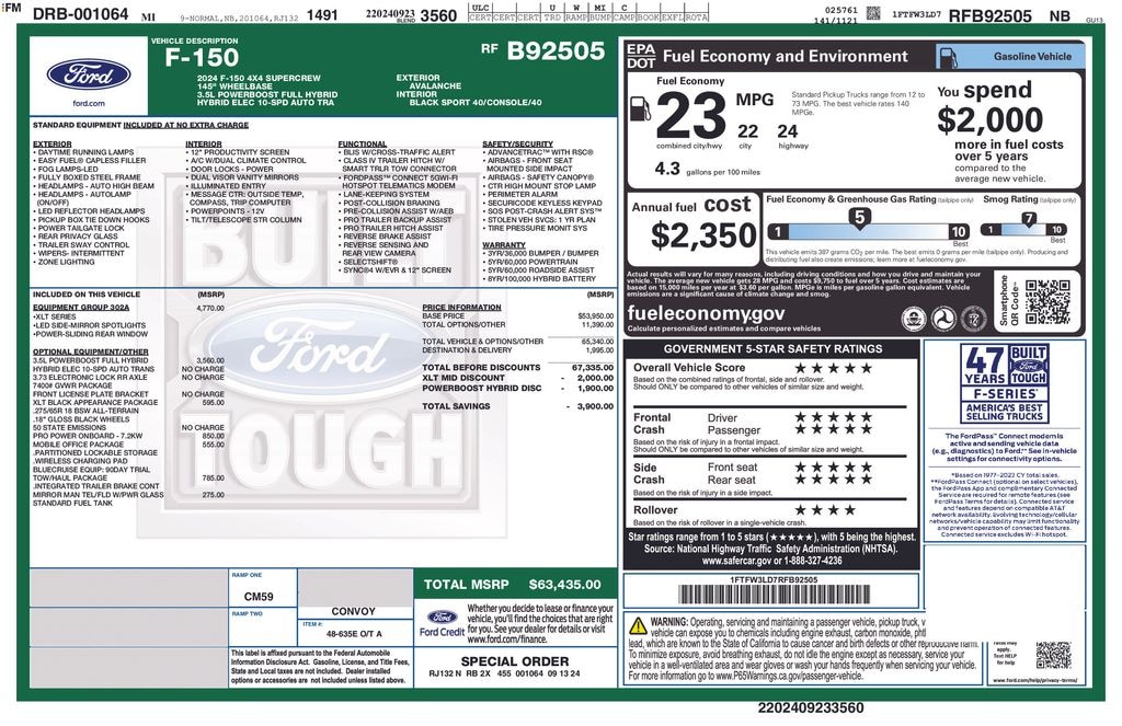 Used 2024 Ford F-150 XLT Truck