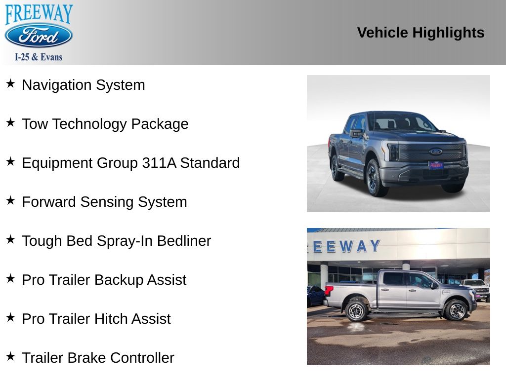 Used 2023 Ford F-150 Lightning XLT with VIN 1FTVW1EL3PWG39140 for sale in Denver, CO