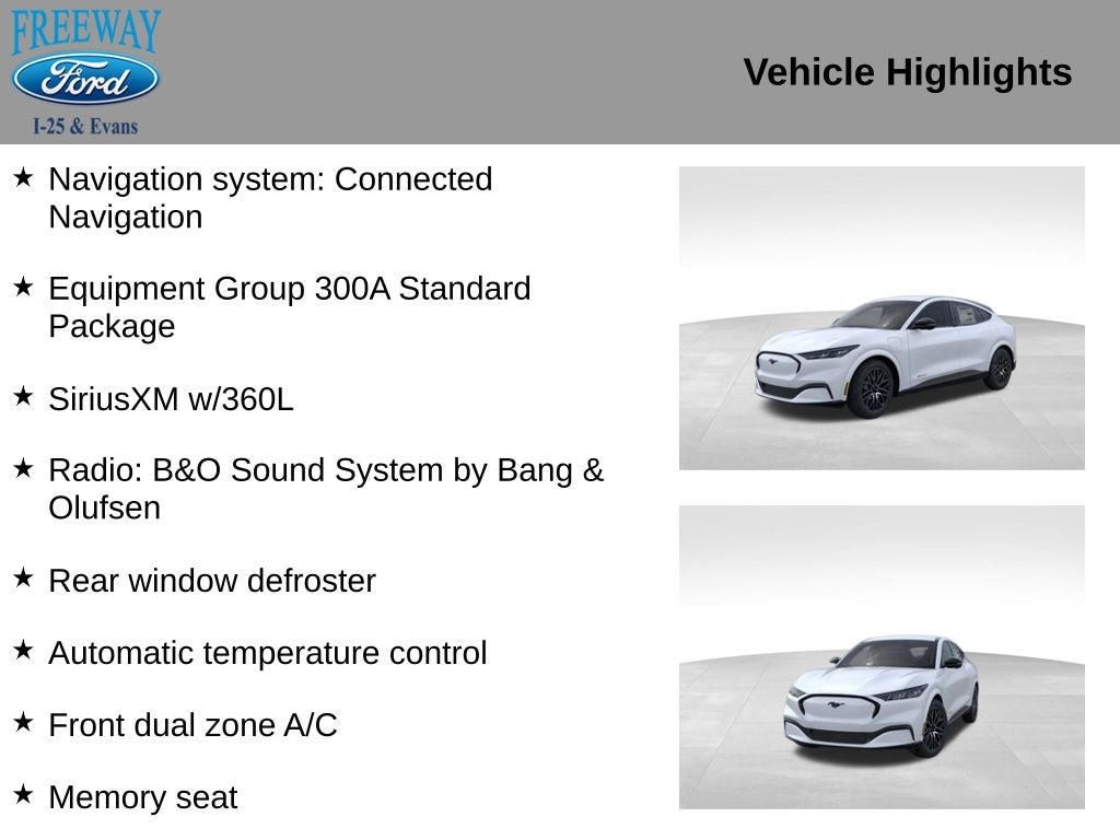 New 2025 Ford Mustang Mach-E Premium SUV