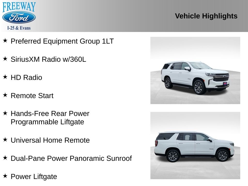 Certified 2021 Chevrolet Tahoe LT SUV