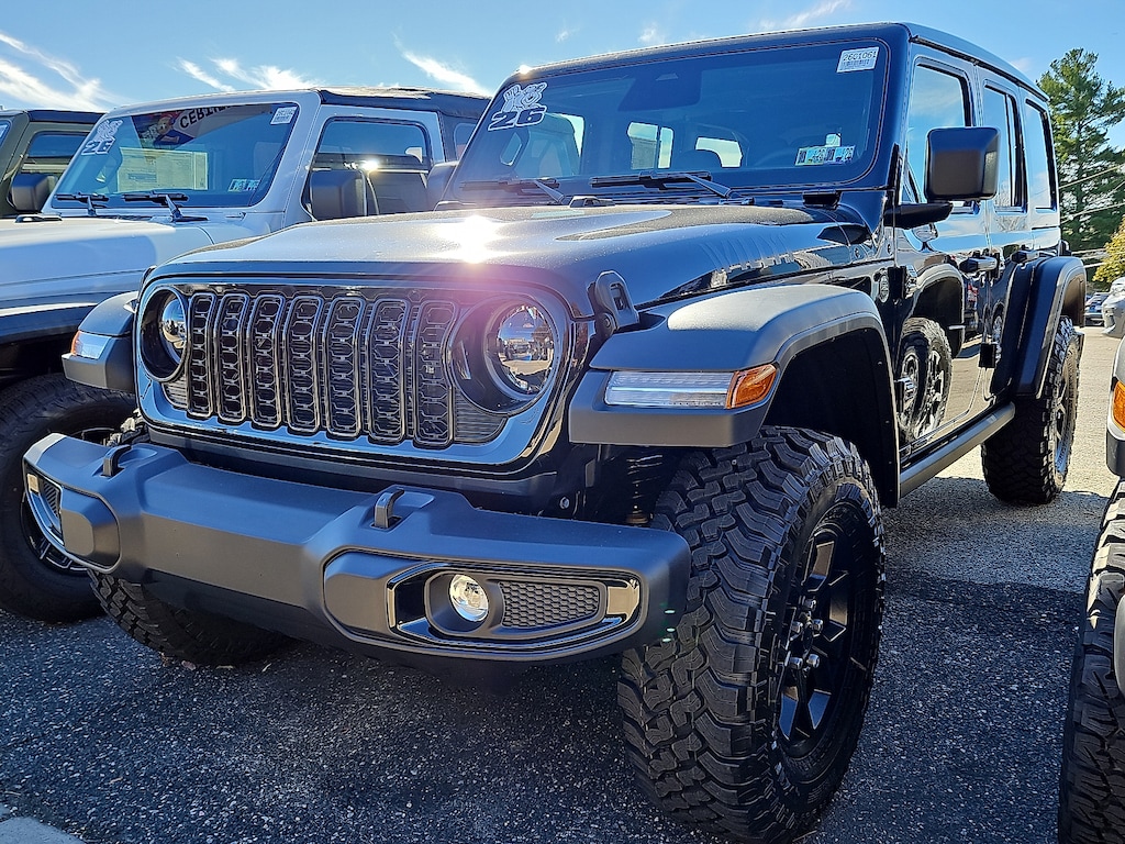 New 2026 Jeep Wrangler 4-DOOR WILLYS Sport Utility