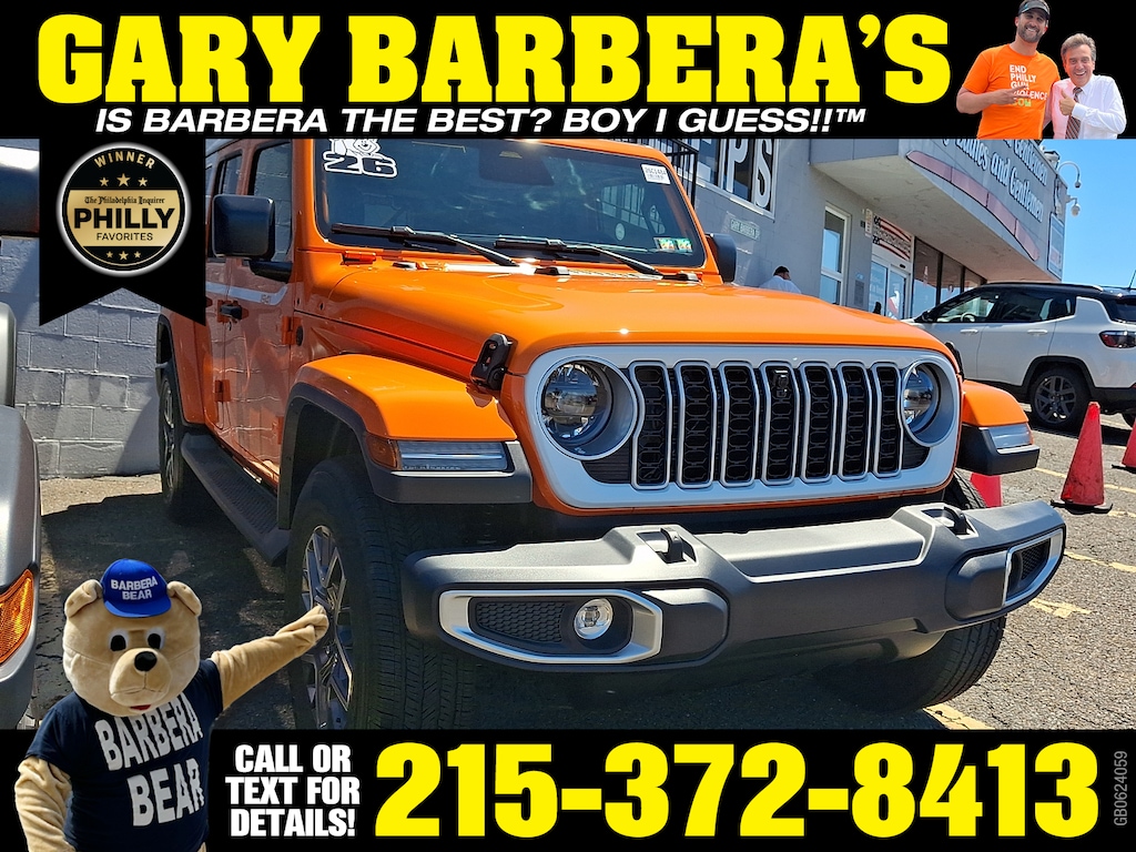 New 2026 Jeep Wrangler 4-DOOR SAHARA Sport Utility