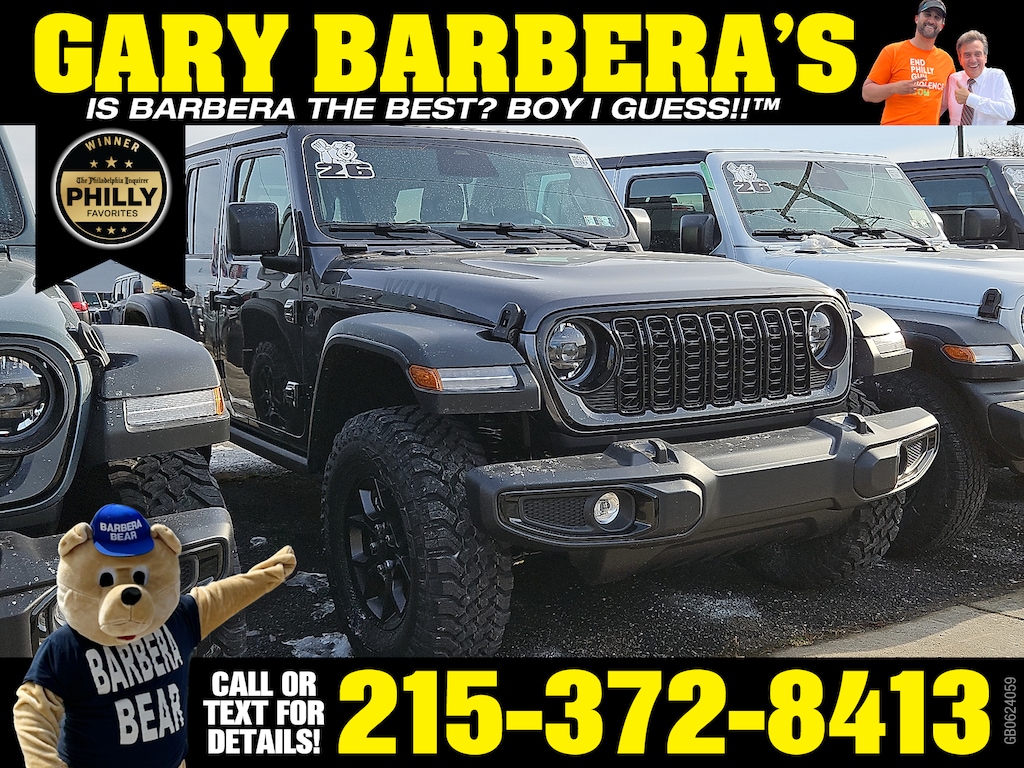 New 2026 Jeep Wrangler 4-DOOR WILLYS Sport Utility