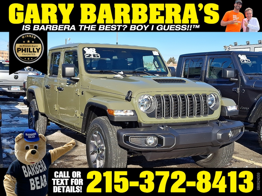 New 2026 Jeep Gladiator SPORT S 4X4 Pickup