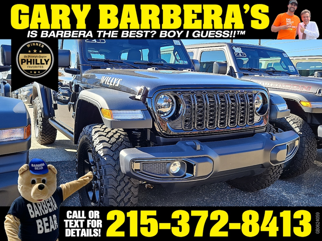 New 2026 Jeep Wrangler 4-DOOR WILLYS Sport Utility