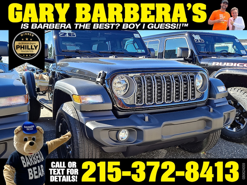 New 2026 Jeep Wrangler 4-DOOR SPORT Sport Utility