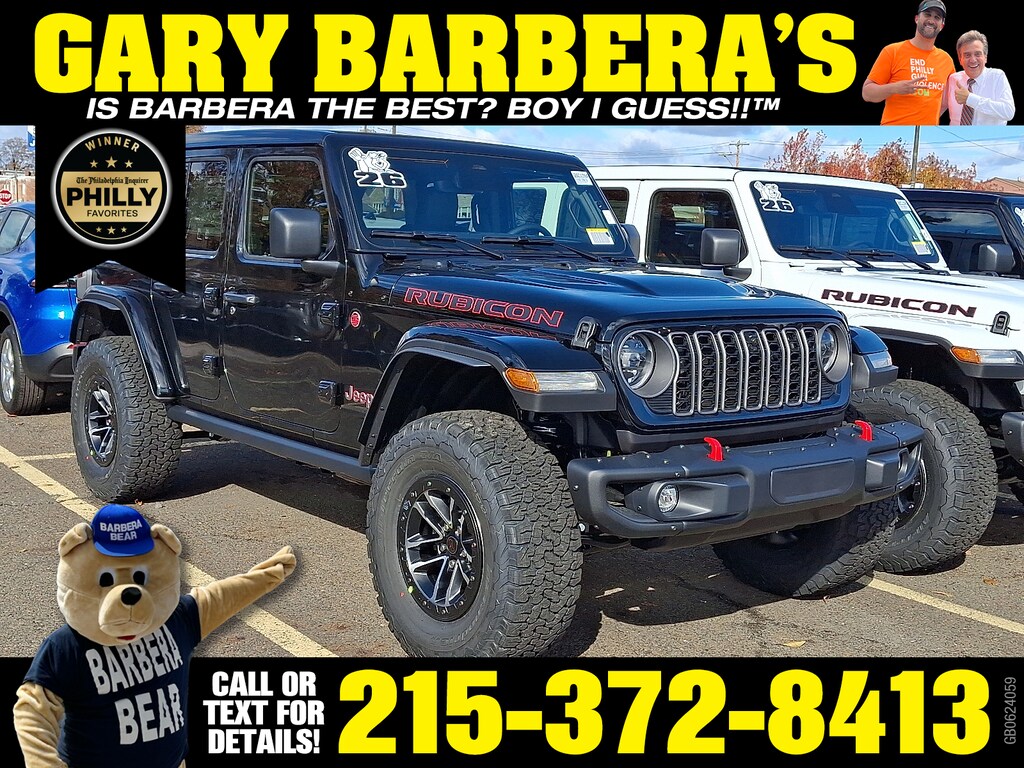 New 2026 Jeep Wrangler 4-DOOR RUBICON X Sport Utility