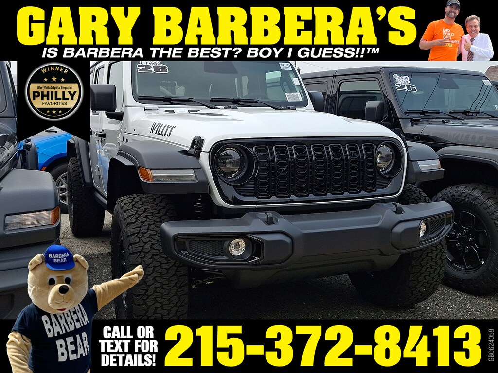 New 2026 Jeep Wrangler 4-DOOR WILLYS Sport Utility