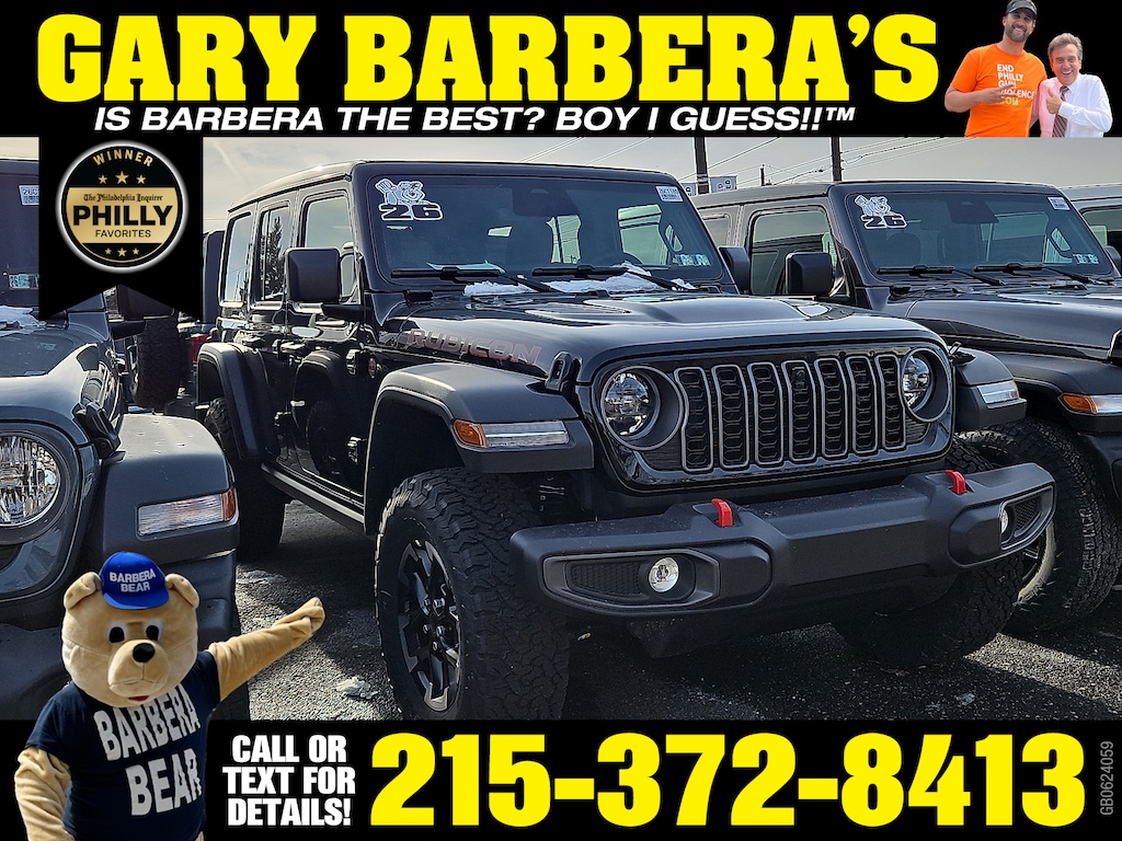 New 2026 Jeep Wrangler 4-DOOR RUBICON Sport Utility