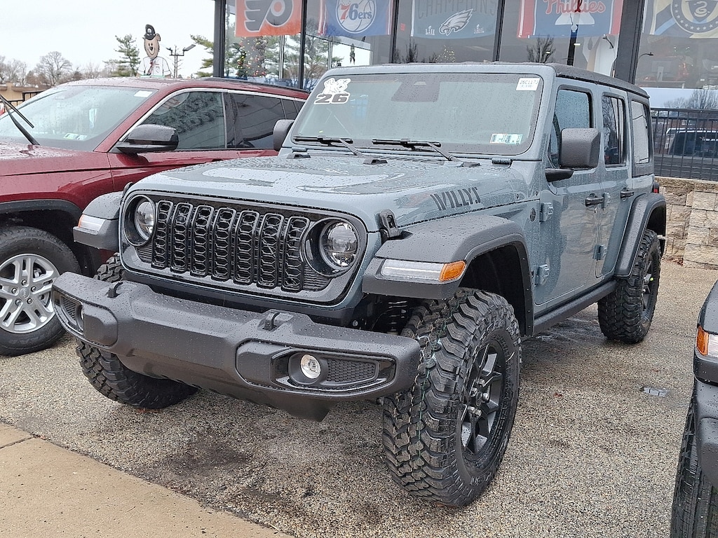 New 2026 Jeep Wrangler 4-DOOR WILLYS Sport Utility