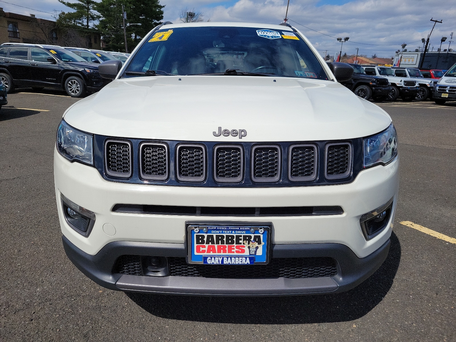 Used 2021 Jeep Compass 80th Spec. Edition with VIN 3C4NJDEB5MT556933 for sale in Philadelphia, PA