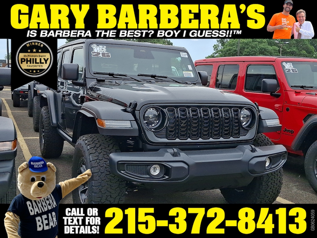 New 2026 Jeep Wrangler 4-Door Willys 4x4 Sport Utility