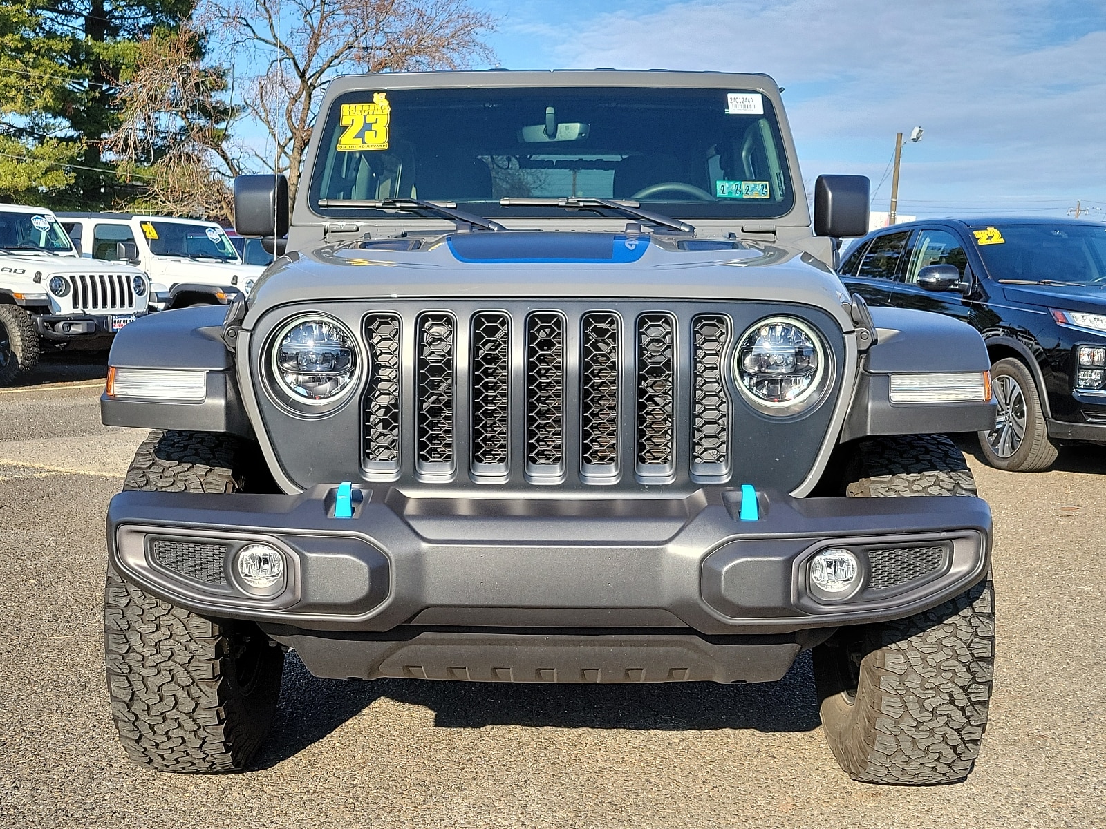 Certified 2023 Jeep Wrangler 4xe Rubicon 4XE with VIN 1C4JJXR60PW652383 for sale in Philadelphia, PA