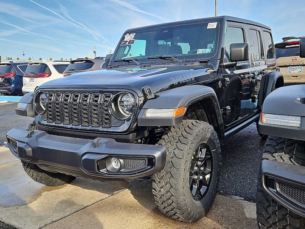 New 2026 Jeep Wrangler 4-DOOR WILLYS Sport Utility