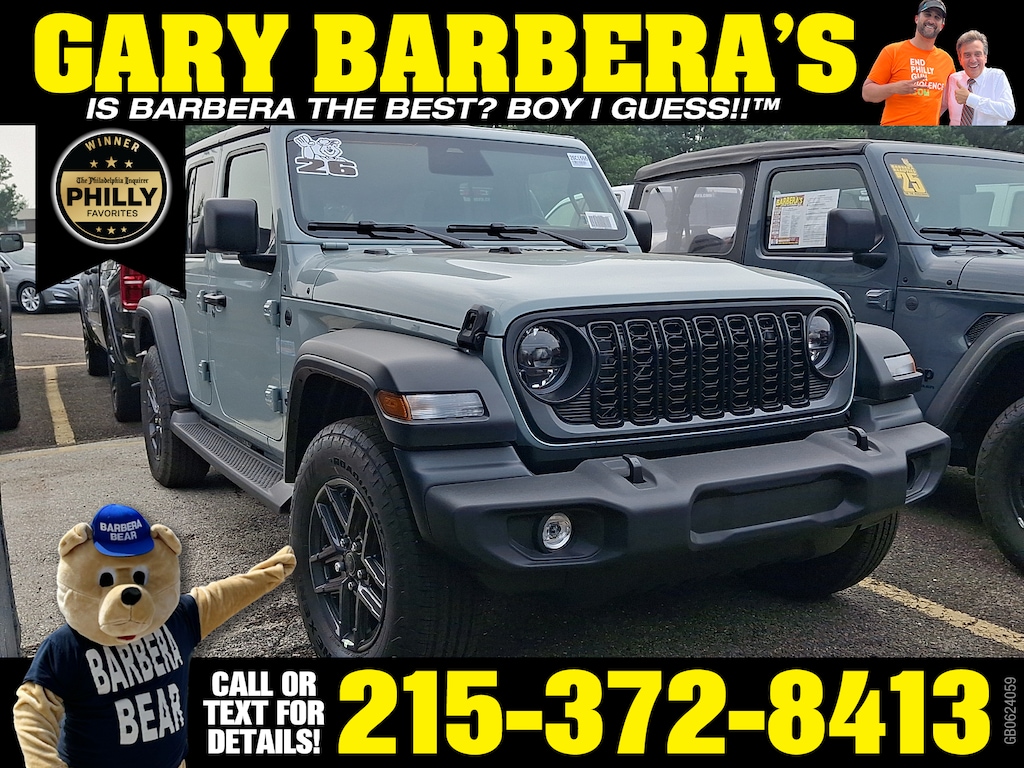 New 2026 Jeep Wrangler 4-DOOR SPORT S Sport Utility