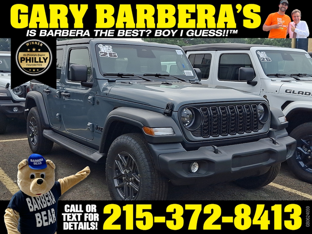 New 2026 Jeep Wrangler 4-DOOR SPORT S Sport Utility