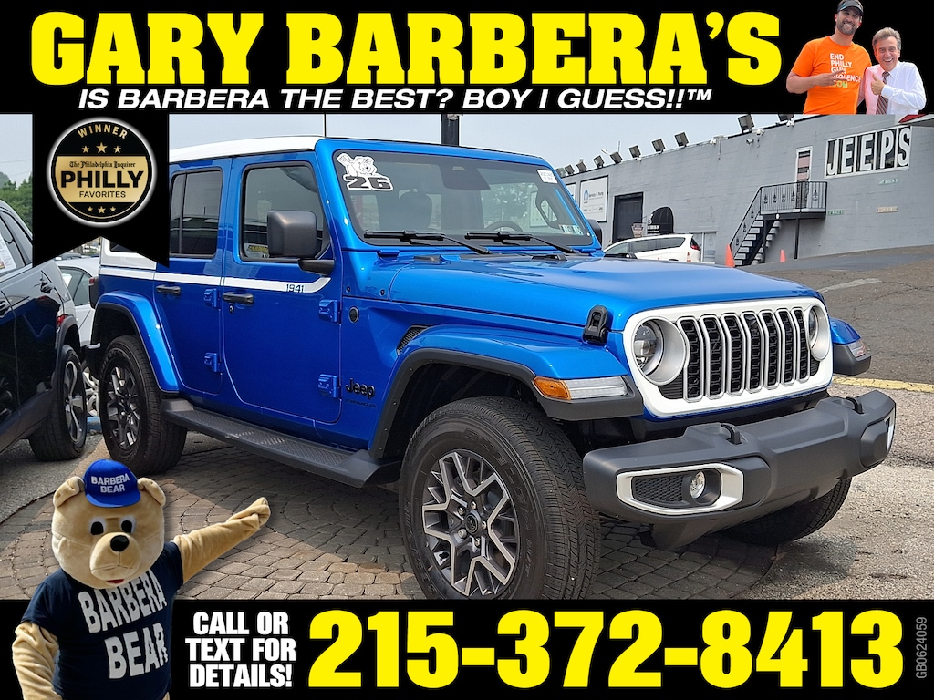 New 2026 Jeep Wrangler 4-DOOR SAHARA Sport Utility