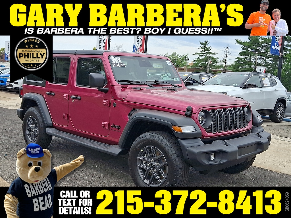 New 2026 Jeep Wrangler 4-Door Sport S 4x4 Sport Utility