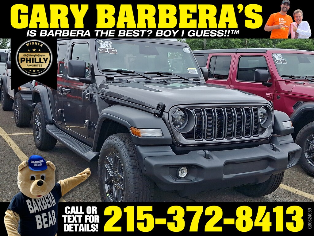 New 2026 Jeep Wrangler 4-DOOR SPORT S Sport Utility