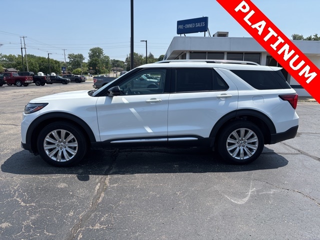 Used 2025 Ford Explorer Platinum with VIN 1FMUK8HH9SGA76309 for sale in Holland, MI