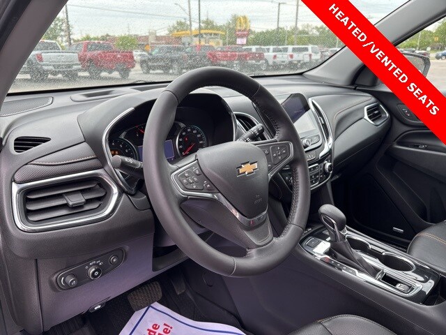 Used 2022 Chevrolet Equinox Premier with VIN 3GNAXXEV0NS218671 for sale in Holland, MI