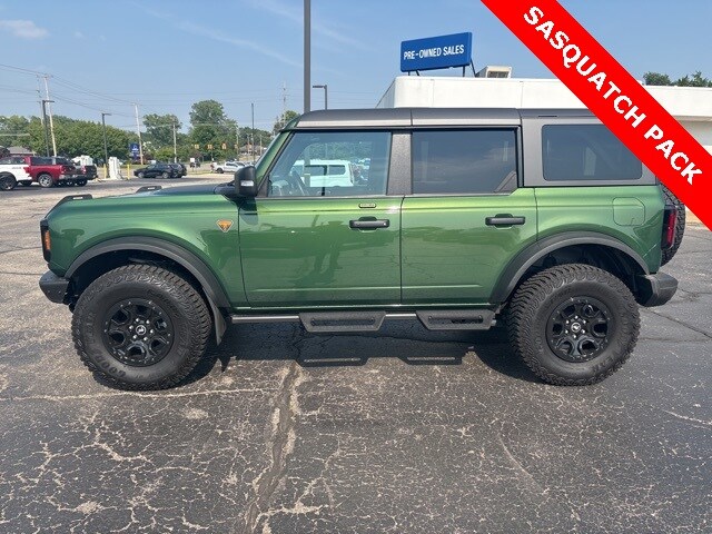 Used 2023 Ford Bronco 4-Door Badlands with VIN 1FMEE5DPXPLB54084 for sale in Holland, MI