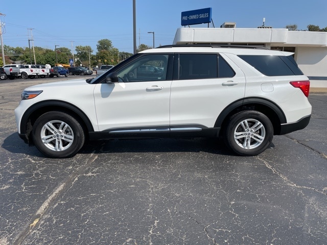 Used 2022 Ford Explorer XLT with VIN 1FMSK8DH0NGB96159 for sale in Holland, MI