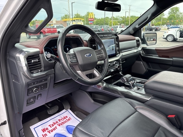 Used 2021 Ford F-150 Lariat with VIN 1FTFW1E80MKD35878 for sale in Holland, MI