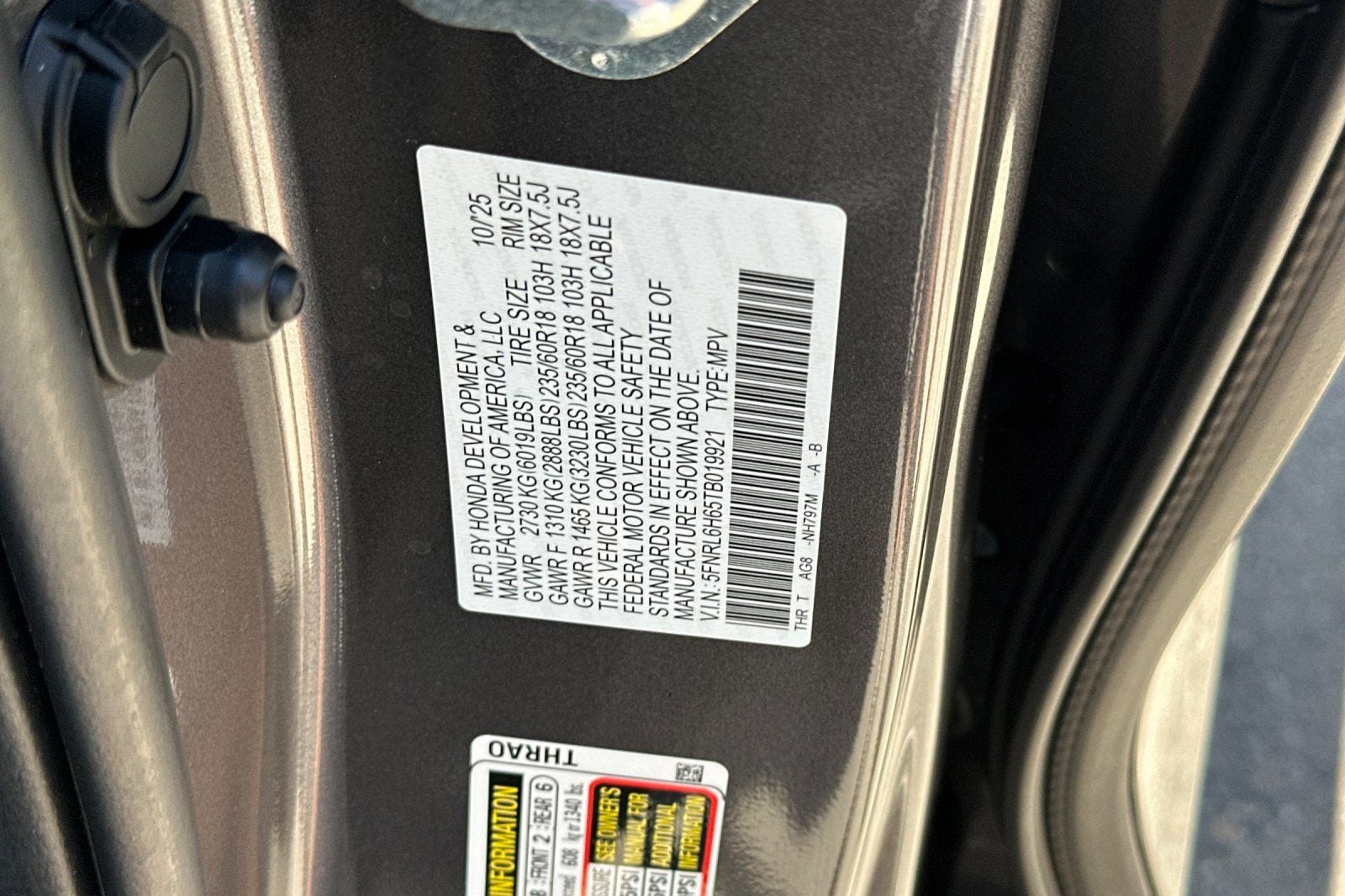 2026 Honda Odyssey EX-L - Photo 30