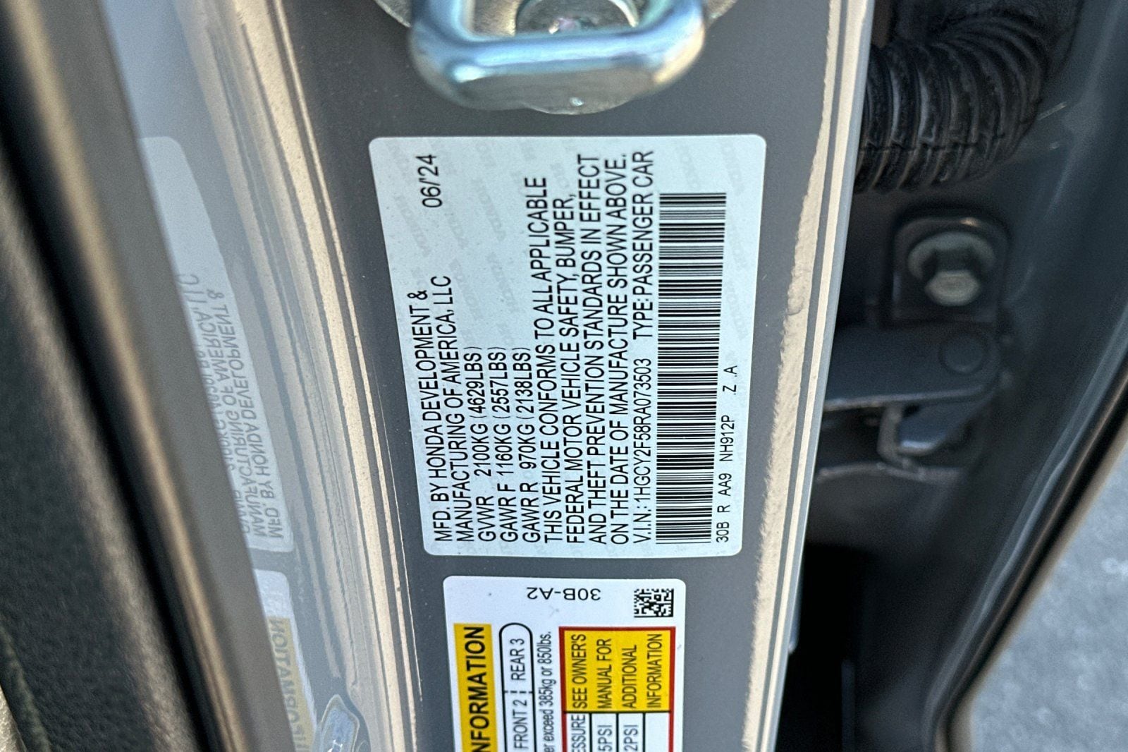 2024 Honda Accord Hybrid Sport - Photo 27
