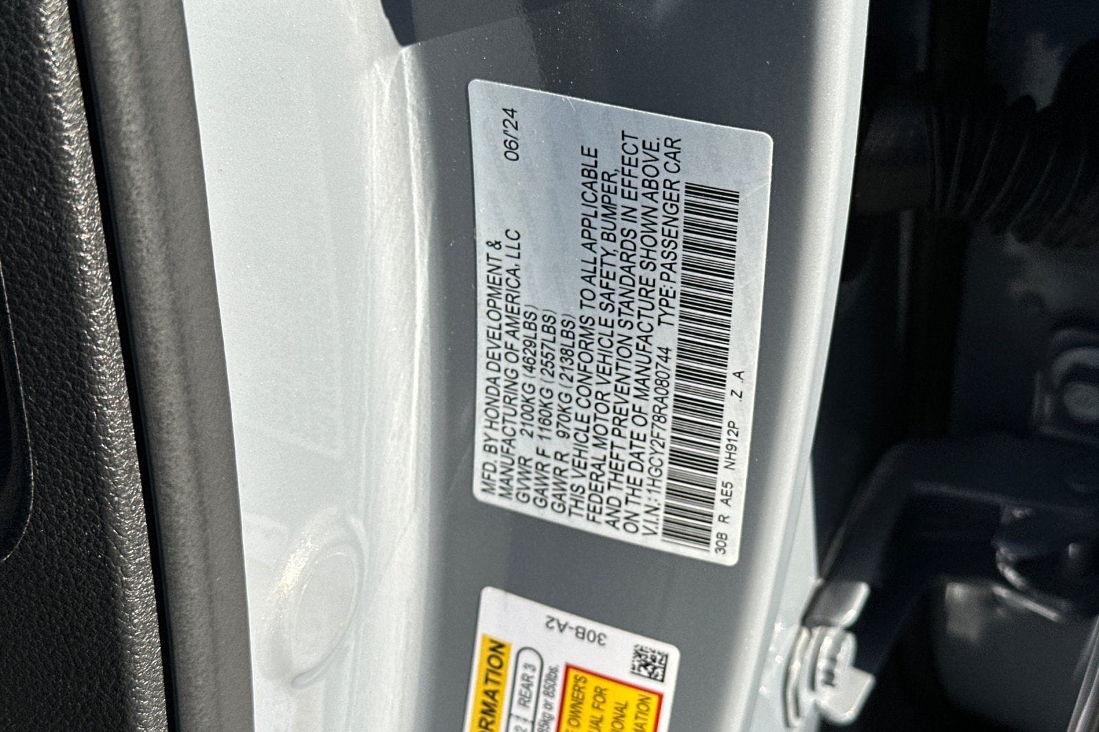 2024 Honda Accord Hybrid Sport-L - Photo 27