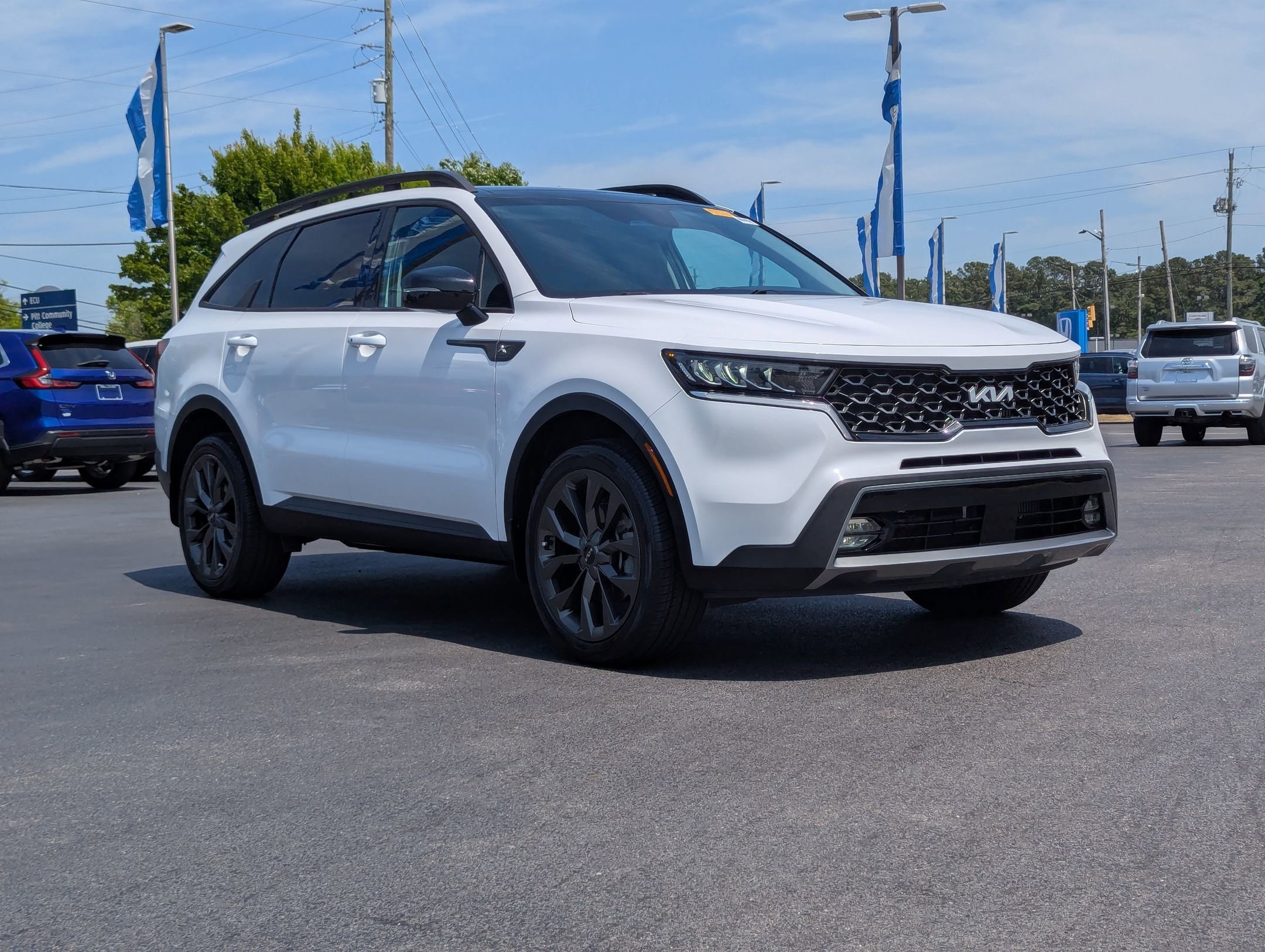 Used 2022 Kia Sorento X-Line EX with VIN 5XYRHDLF9NG141867 for sale in Greenville, NC