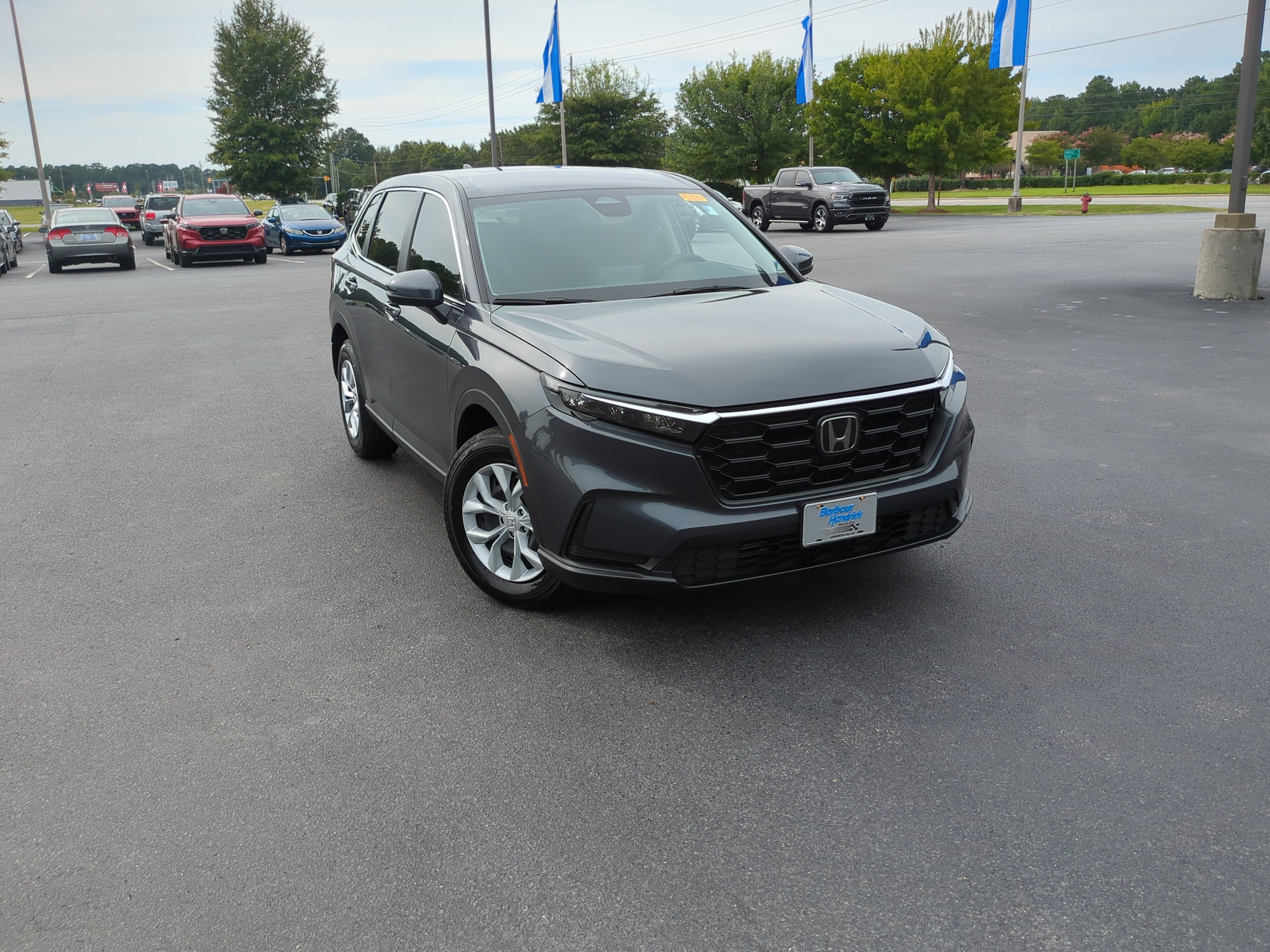 Certified 2023 Honda CR-V LX with VIN 2HKRS4H20PH438822 for sale in Greenville, NC