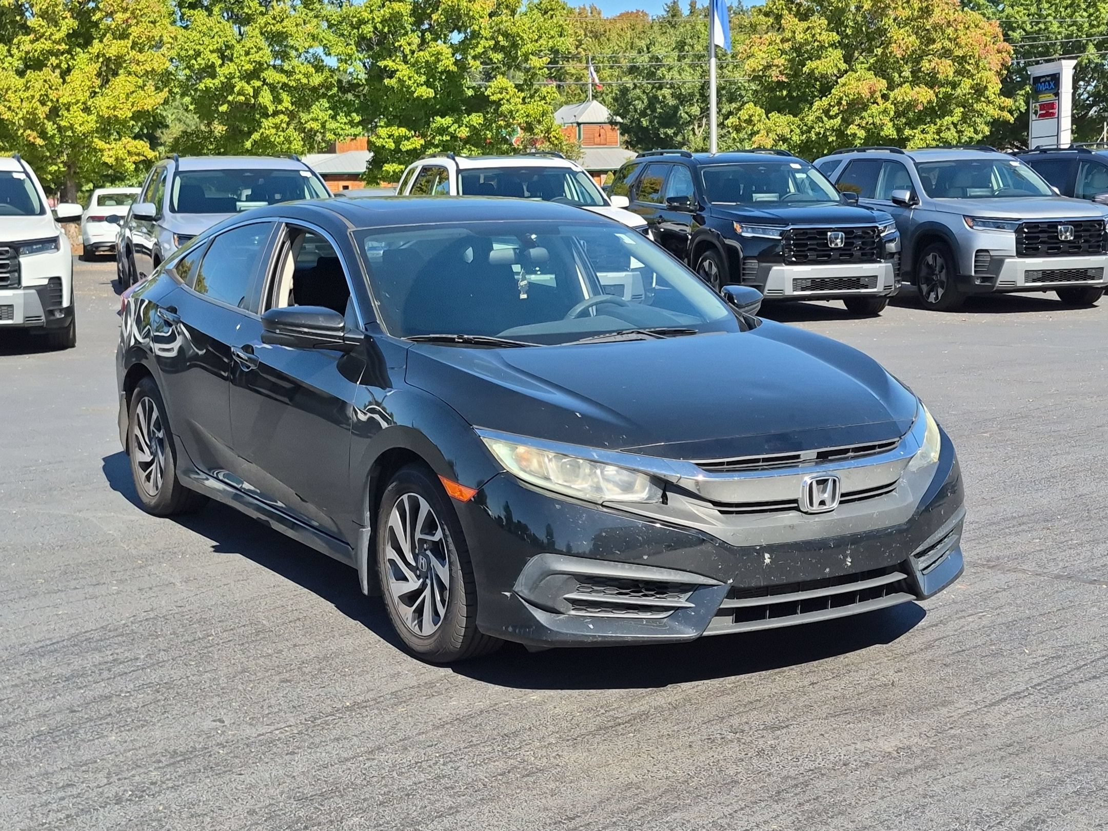 Certified 2017 Honda Civic EX with VIN 19XFC2F76HE041544 for sale in Greenville, NC