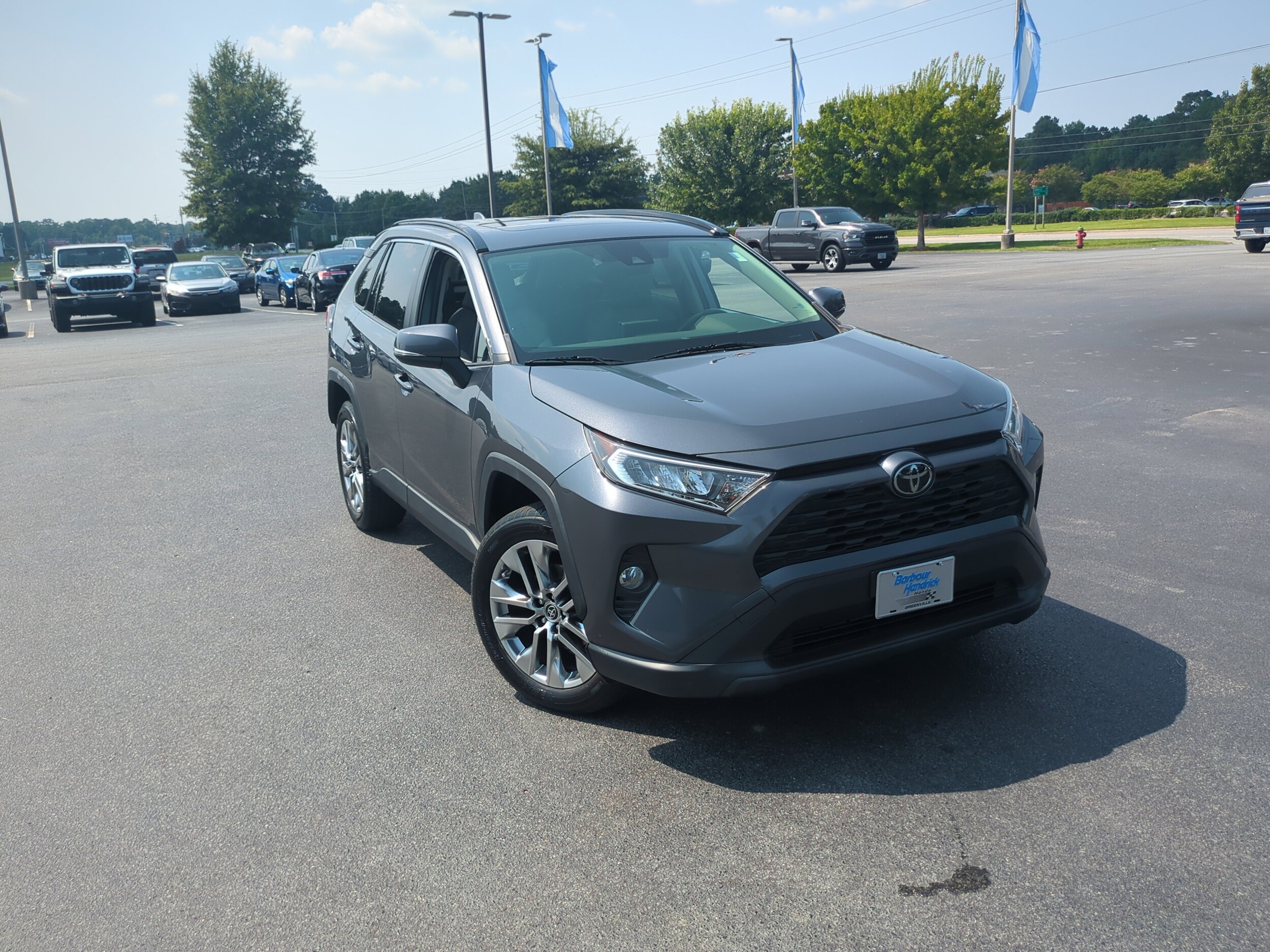 Used 2019 Toyota RAV4 XLE Premium with VIN JTMA1RFV5KD517721 for sale in Greenville, NC