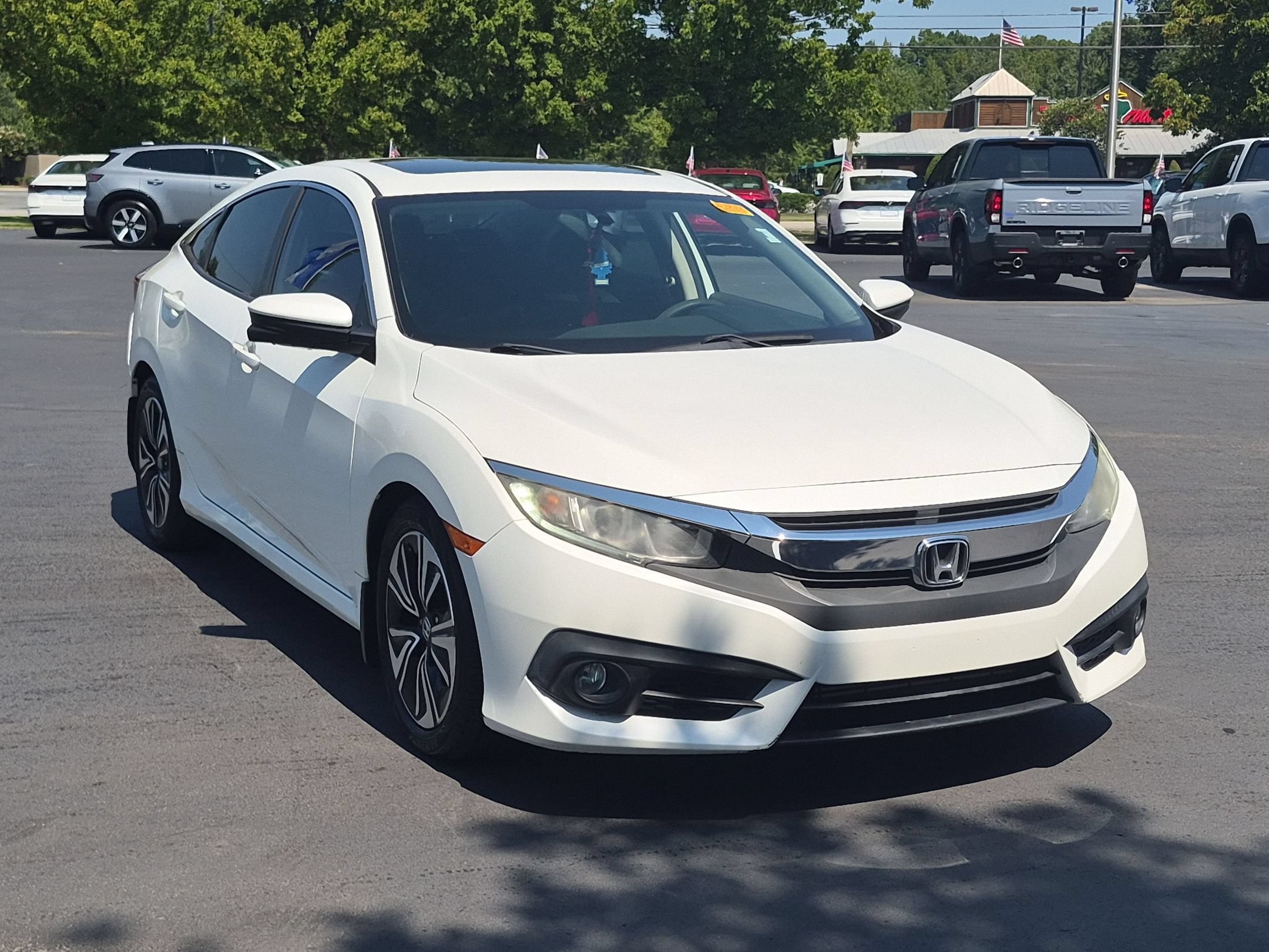 Certified 2017 Honda Civic EX-T with VIN 2HGFC1F30HH635785 for sale in Greenville, NC