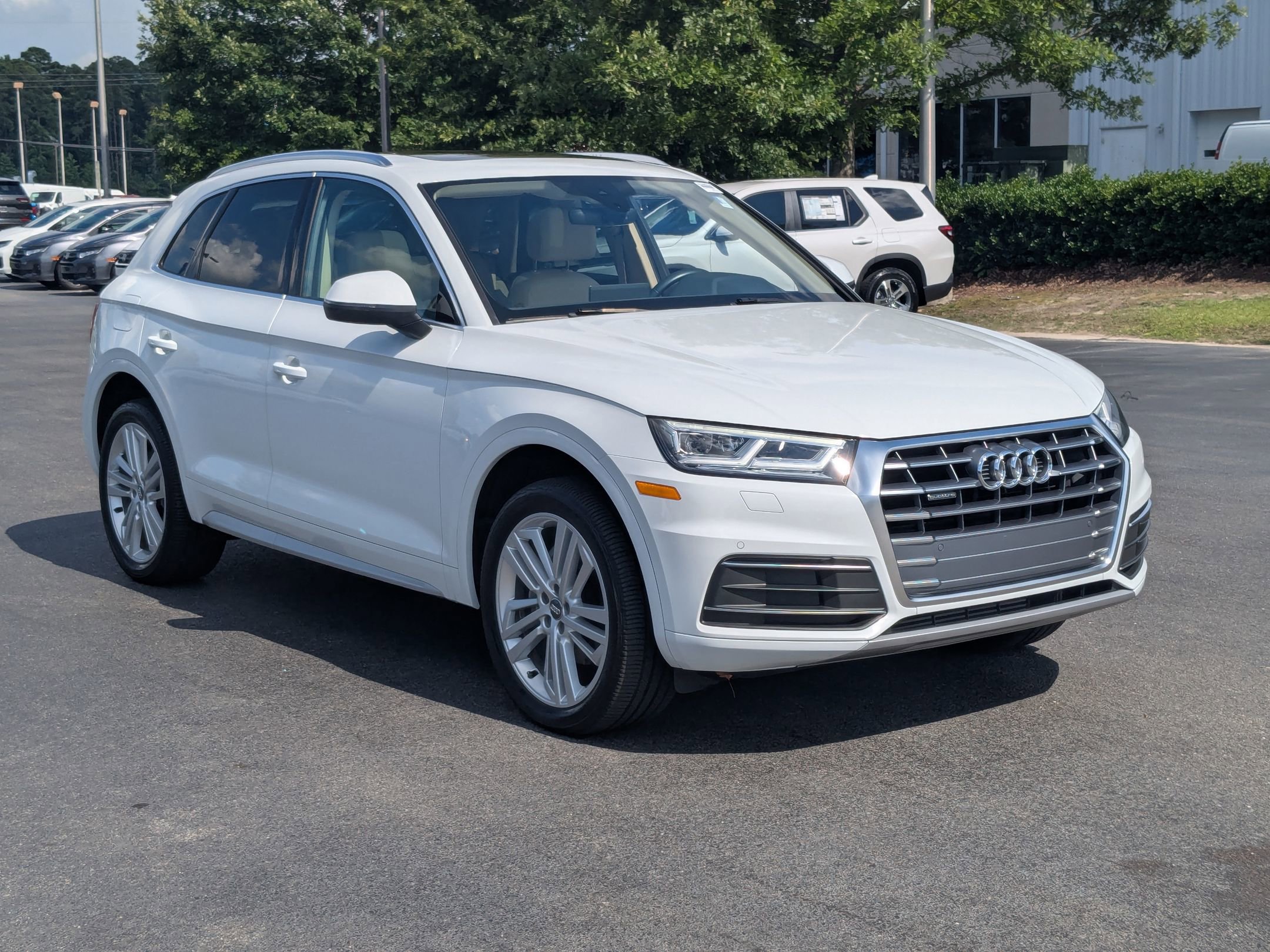 Used 2020 Audi Q5 Premium Plus with VIN WA1BNAFY2L2060748 for sale in Greenville, NC