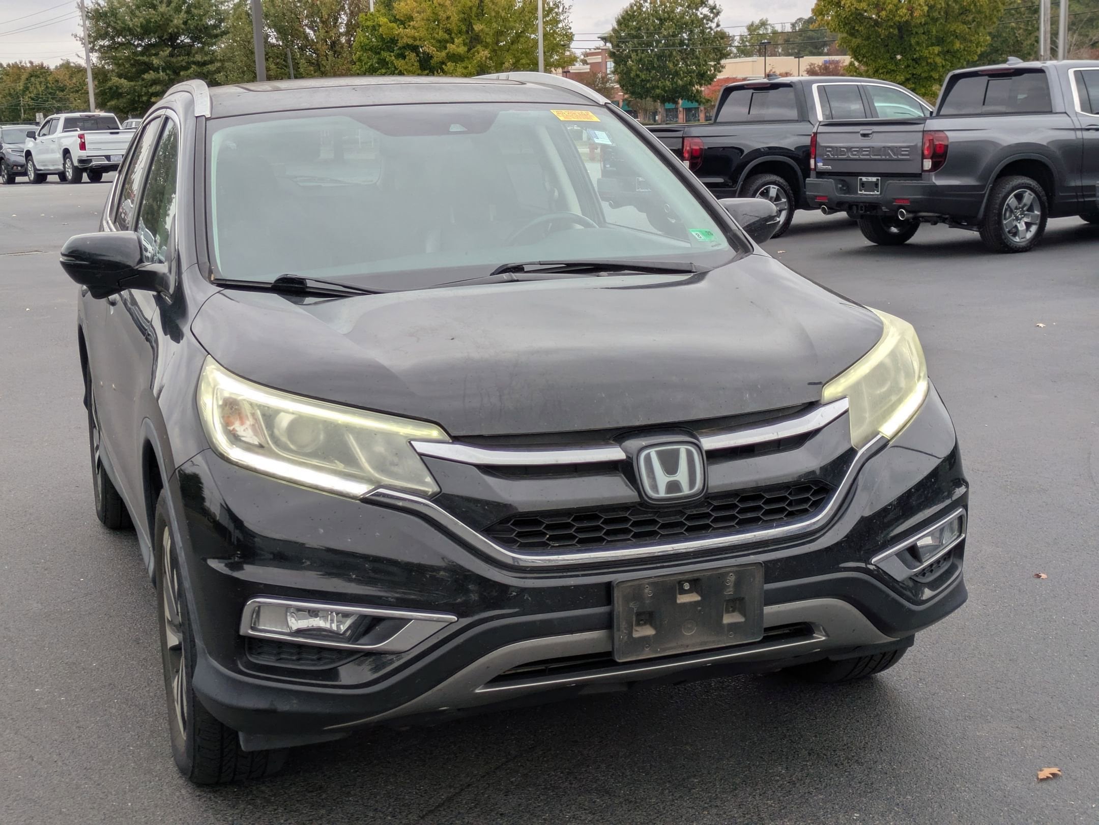 Certified 2015 Honda CR-V Touring with VIN 5J6RM4H93FL028673 for sale in Greenville, NC