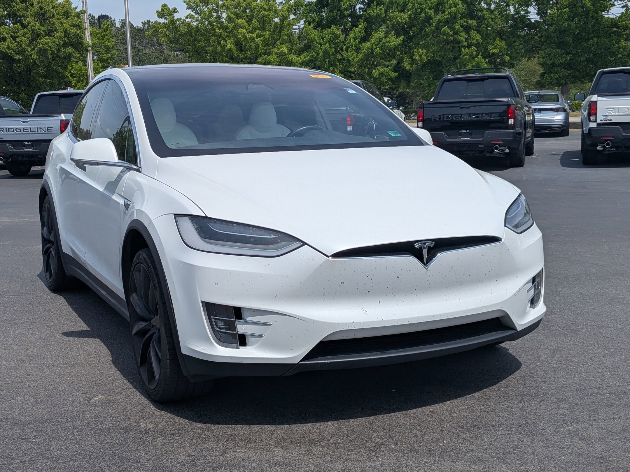 Used 2021 Tesla Model X Long Range Plus with VIN 5YJXCAE20MF323977 for sale in Greenville, NC