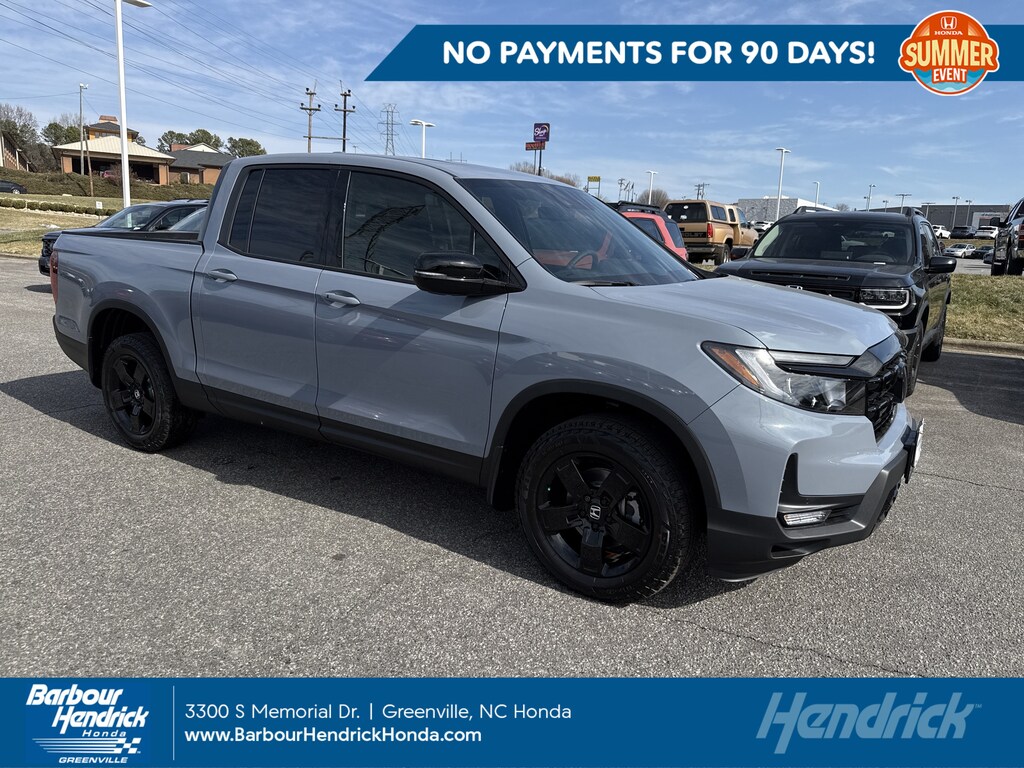 New 2026 Honda Ridgeline Black Edition Truck Crew Cab