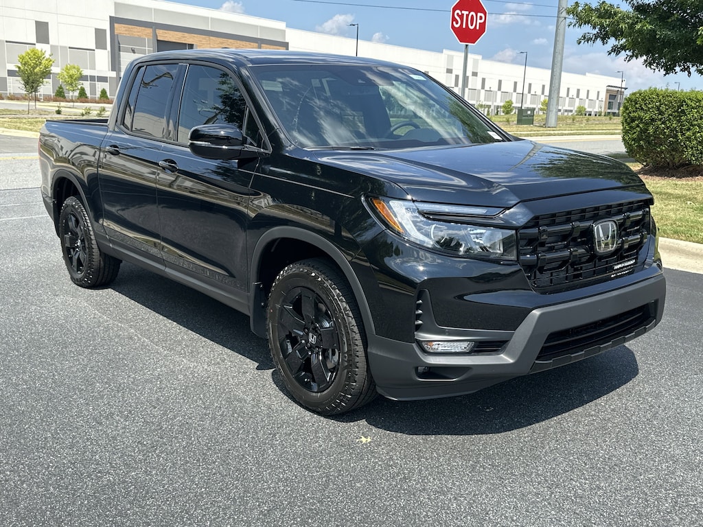 New 2025 Honda Ridgeline Black Edition Truck Crew Cab